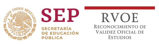 SEP · RVOE — Reconocimiento de Validez Oficial de Estudios